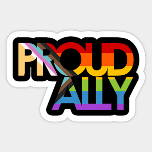 I'm a Proud Ally Sticker